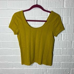 Madewell Chartreuse Top